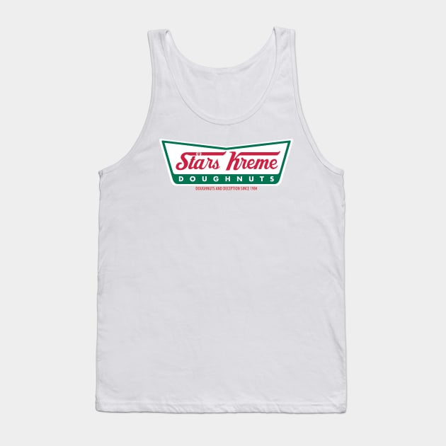 Stars Kreme Doughnuts - Classic Glazed Tank Top by SwittCraft